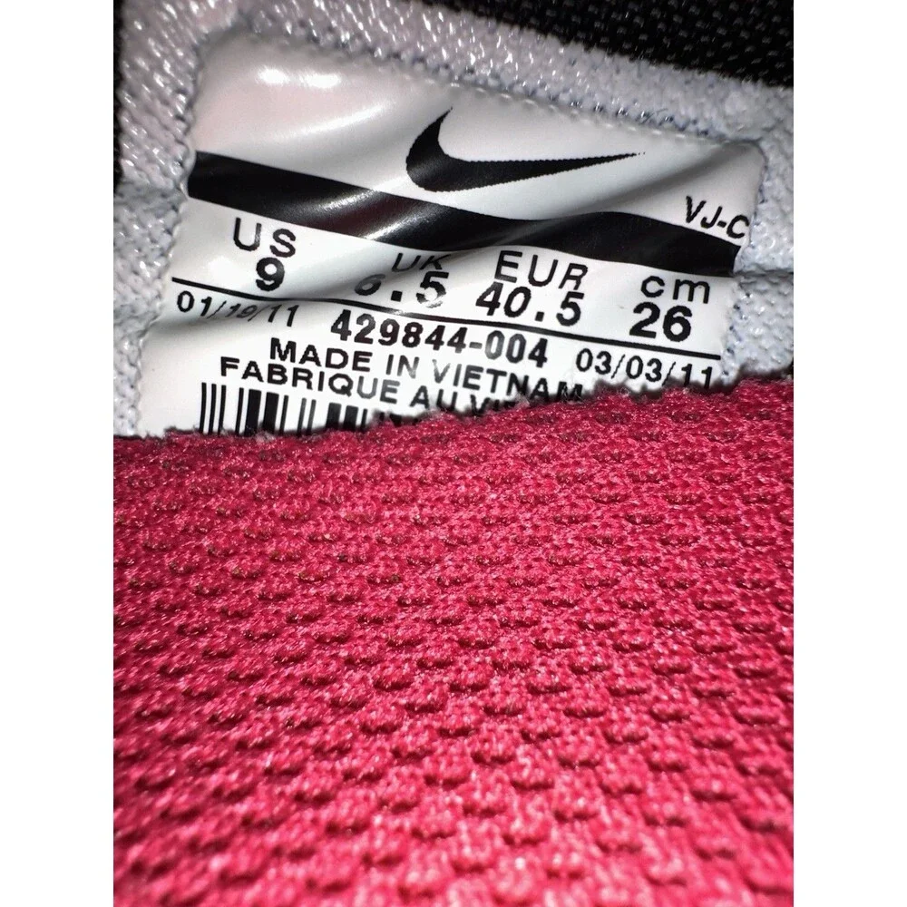 Women’s Nike Free XT Flywire Running Shoes Size 9 Black & Pink Sneakers